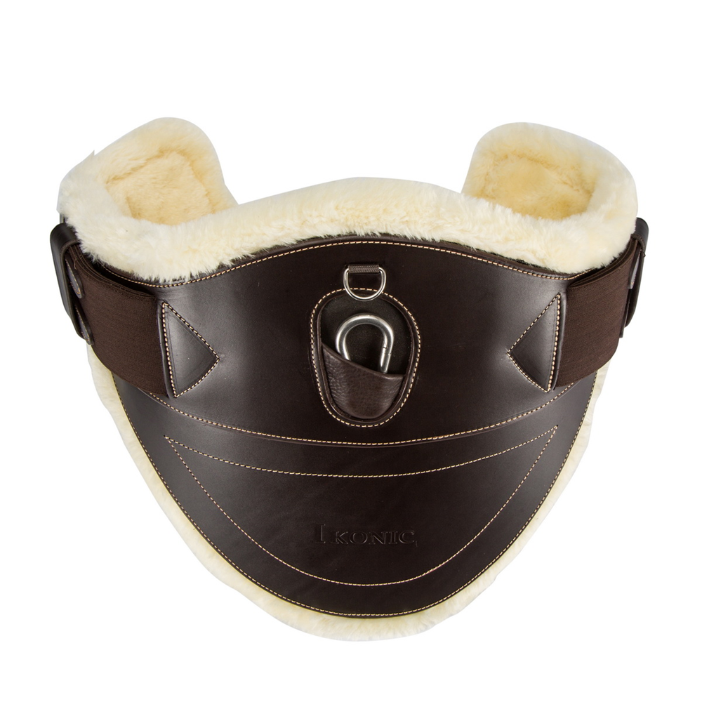 IKONIC Short Belly Girth with Sheepskin
