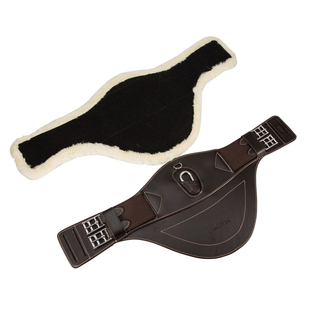 IKONIC Short Belly Girth with Sheepskin