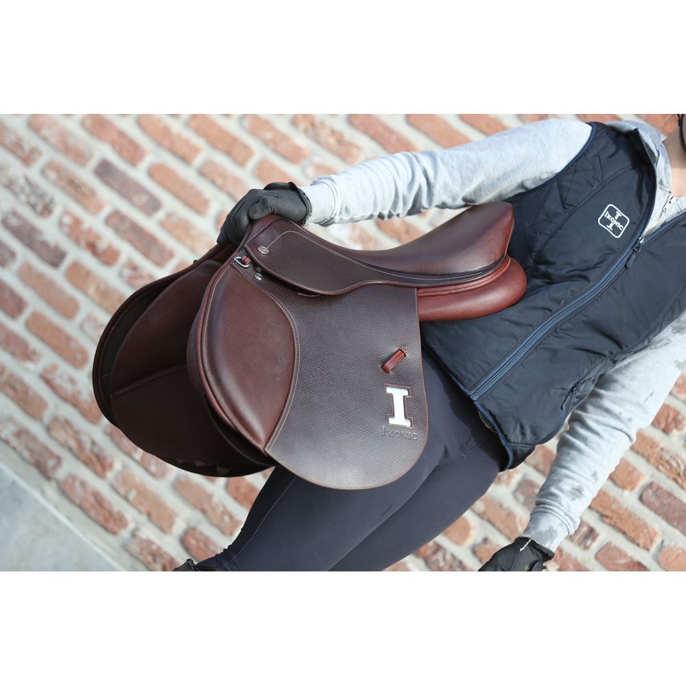 IKONIC "Elite" Jumping Plain Saddle 