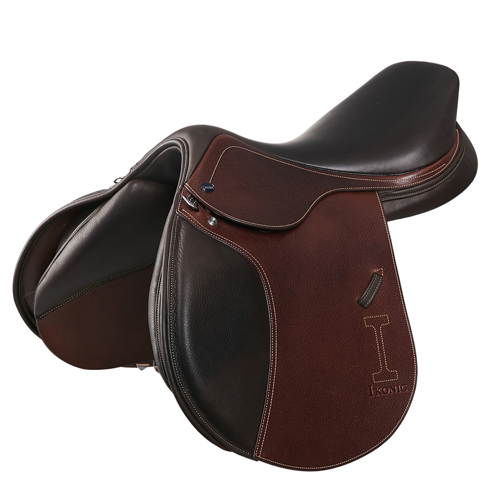 Ikonic Jumping Saddle Evolution Half Deep Seat Ikonic Saddlery