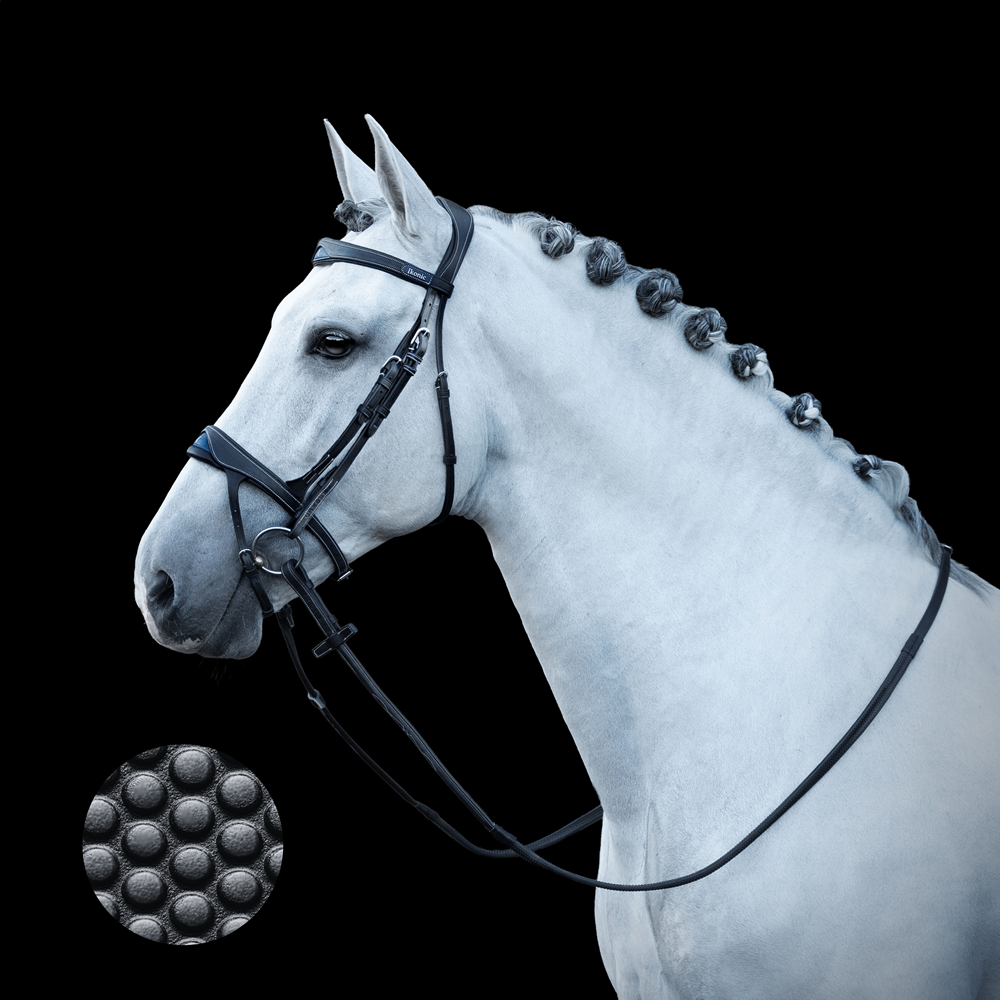 IKONIC Rubber Reins Hook stud 20mm