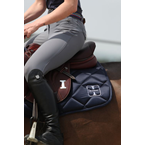 Ikonic Satin Saddle pad with Mesh Lining