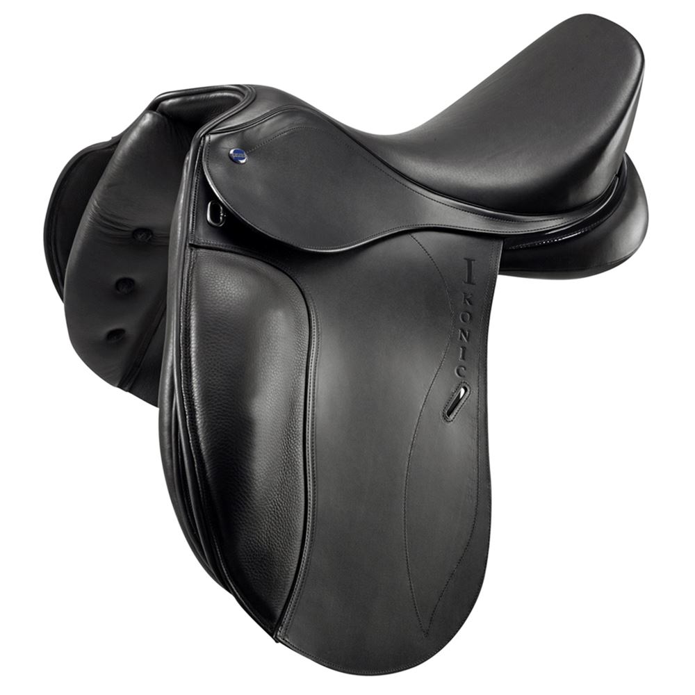 Ikonic "Evolution" Dressage Double Flap Plain Saddle