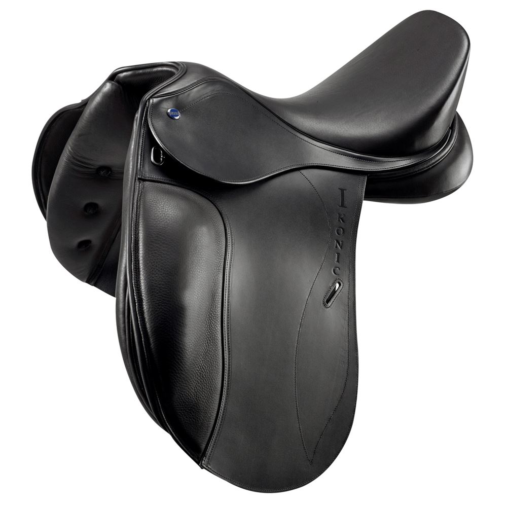 Ikonic "Evolution" Dressage Double Flap Plain Saddle
