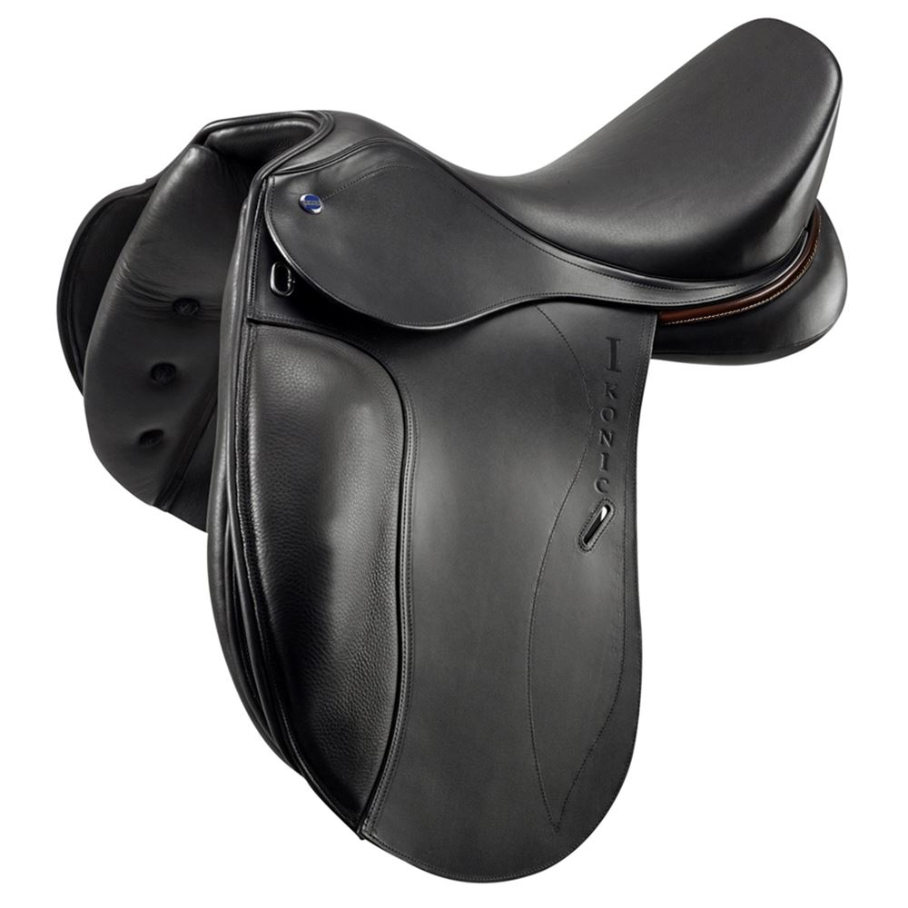 Ikonic "Evolution" Dressage Double Flap Plain Saddle