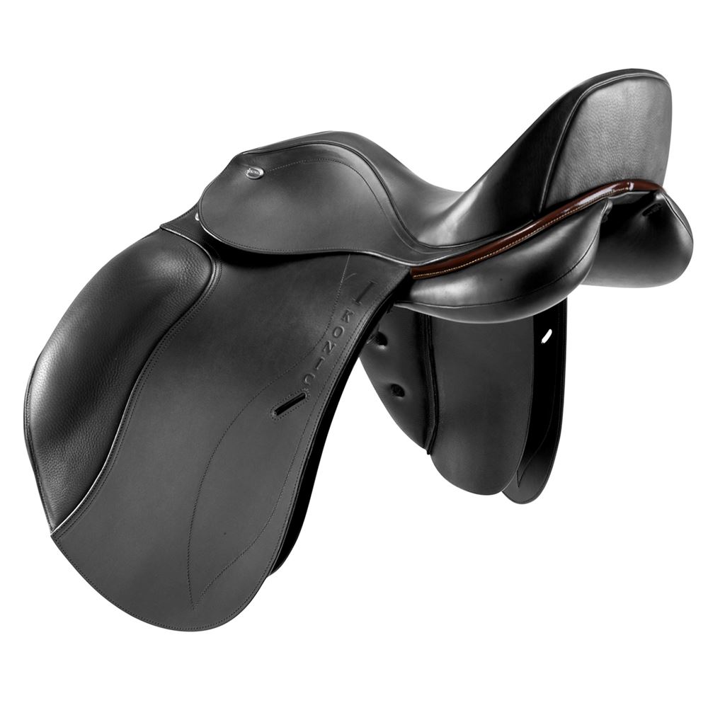 Ikonic "Evolution" Dressage Double Flap Plain Saddle