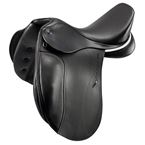 Ikonic "Evolution" Dressage Double Flap Plain Saddle