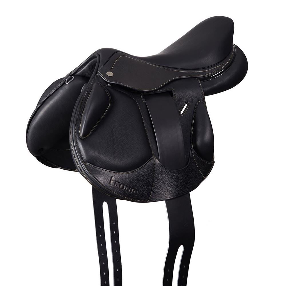 Ikonic "Evolution" Cross Country Saddle - Straps over Flap