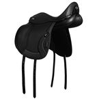 Ikonic "Evolution" Dressage Double Lined Saddle