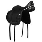 Ikonic "Evolution" Dressage Double Lined Saddle