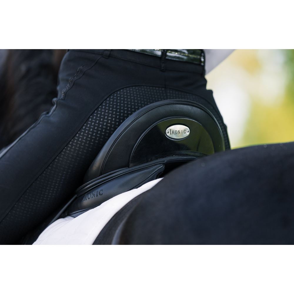 IKONIC "Evolution" Selle Dressage Quartier Veau Taquet Velcro