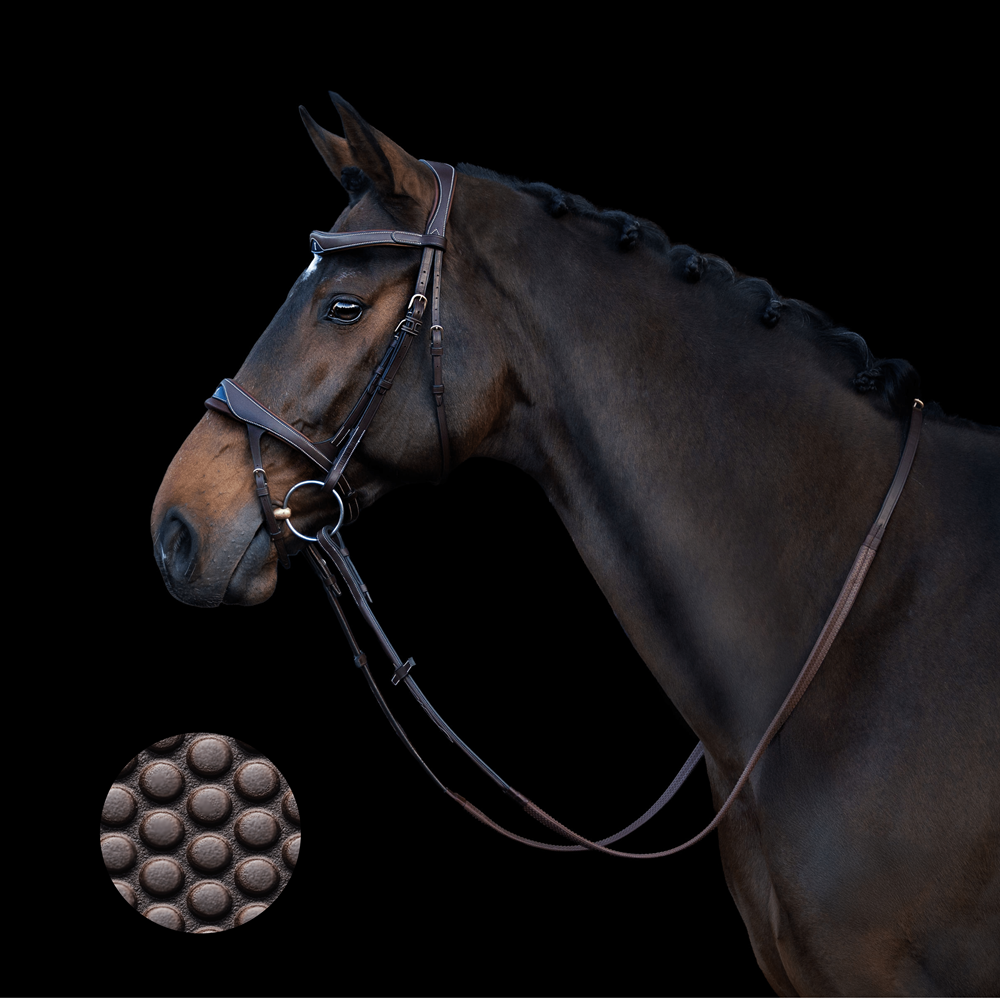 IKONIC Rênes Caoutchouc à Crochets 20mm