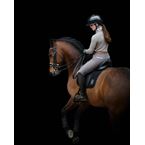 Ikonic Elite Dressuurzadel Dubbel Zweetblad