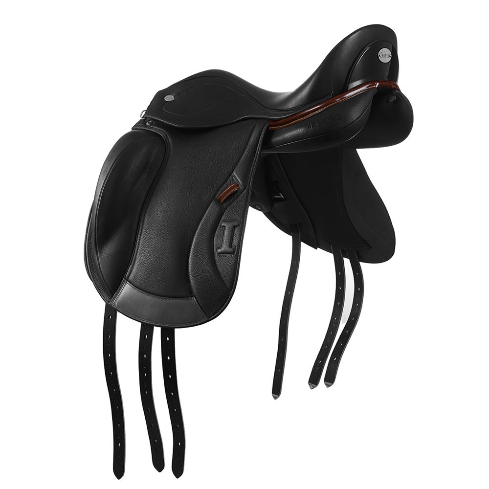 Ikonic Dressursattel Evolution Monoblatt Kalbsleder Saddlery 