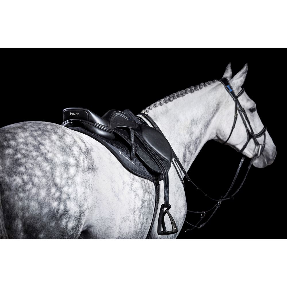 IKONIC Pro "Evolution" BLACK SERIES Springsattel Kalbsleder