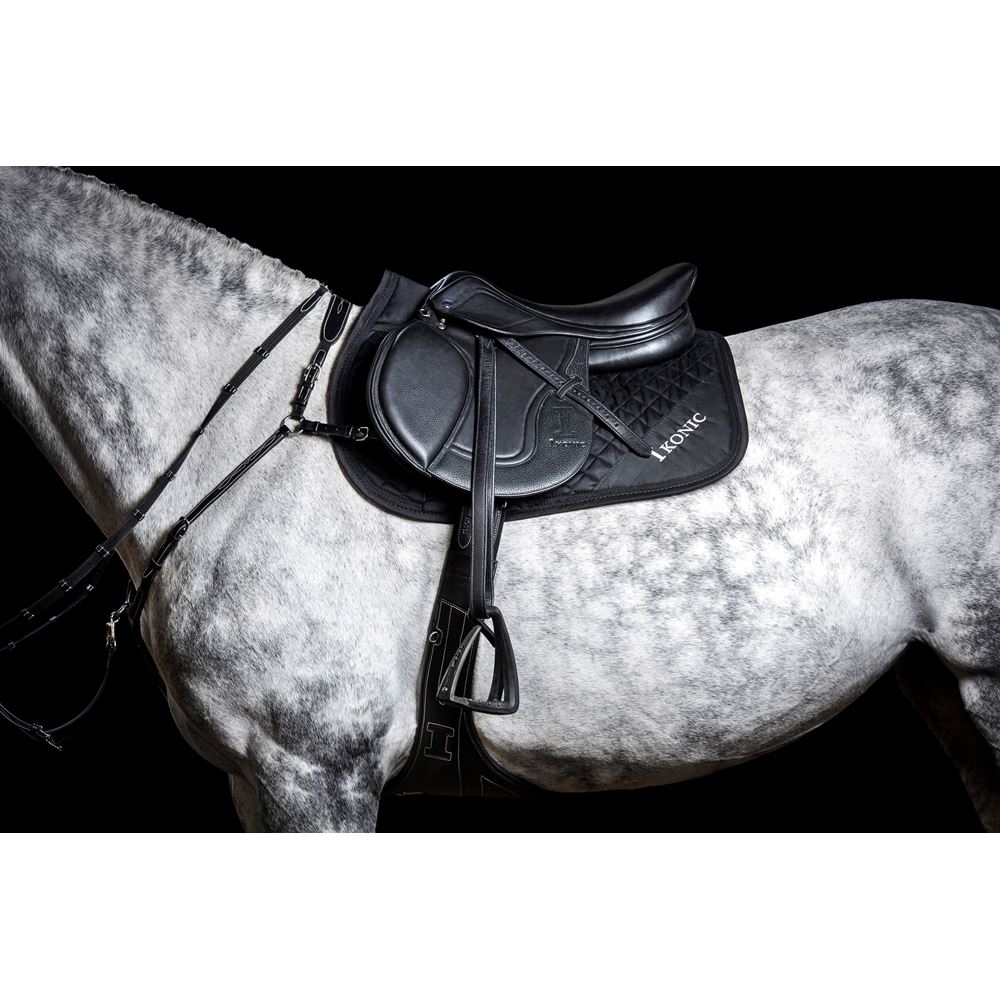 IKONIC Pro "Evolution" BLACK SERIES Springsattel Kalbsleder