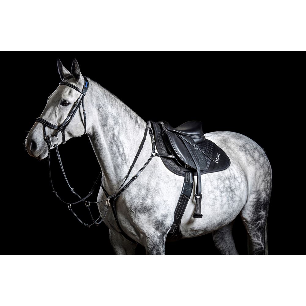 IKONIC Pro "Evolution" BLACK SERIES Springsattel Kalbsleder