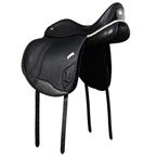 IKONIC "Evolution" Selle Dressage Quartier Veau Taquet Velcro