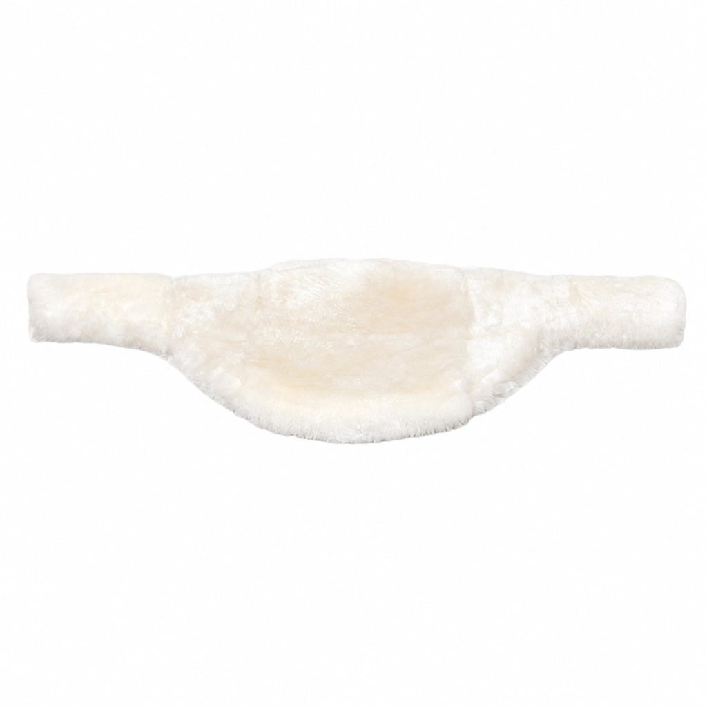 [5504V21] Removable Synthetic Sheepskin for Girth 5504V2 (115 Cm, Black)