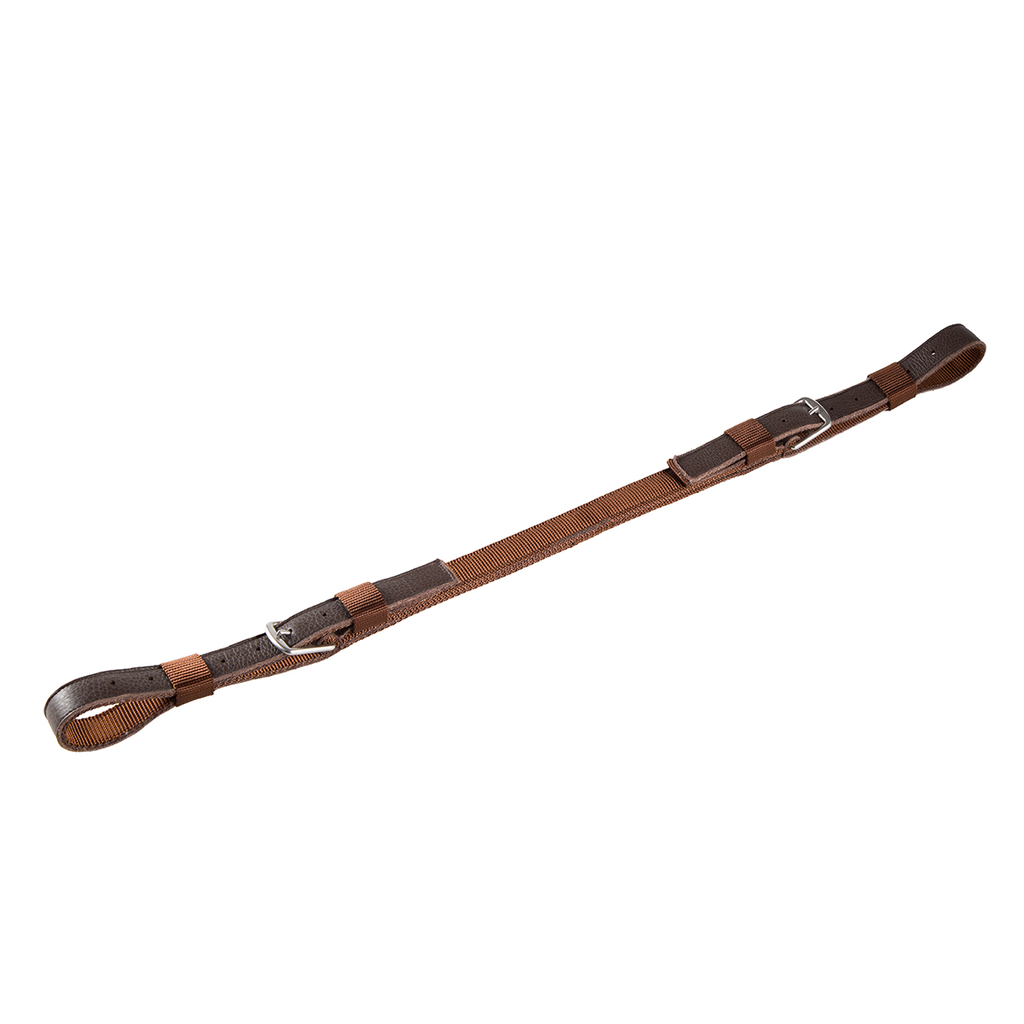 [8801] IKONIC Horse-Ball Collecting Strap in Pre-Stretched Leather (S, Black)