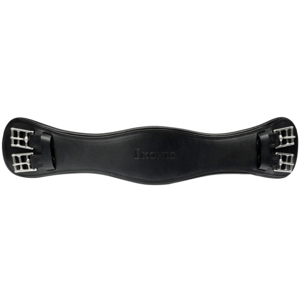[5605] Ikonic Anatomisk Dressyr Girth - Utan Elastik (40 Cm, Svart)