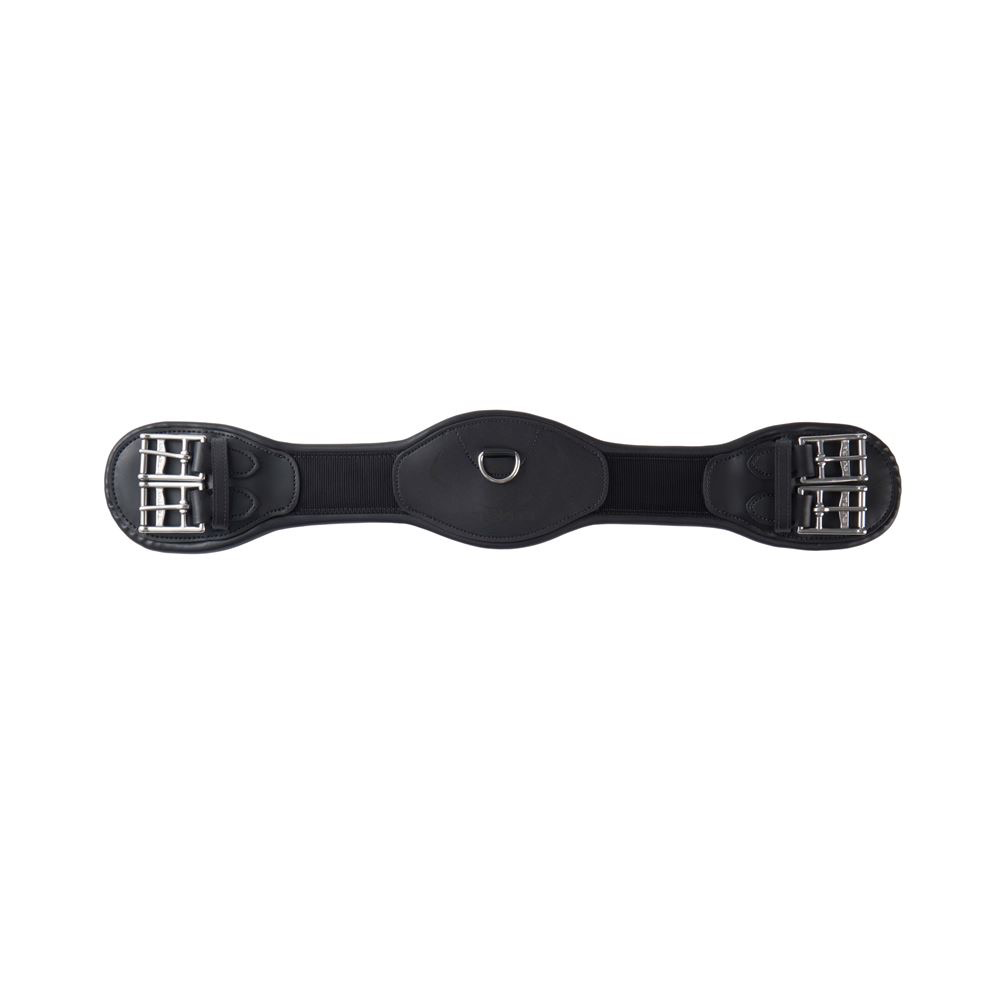 [TGID01] Sottopancia corto da dressage Tekna con diverse fodere (Montone sintetico, lavabile e rimovibile, 40 Cm, Nero)