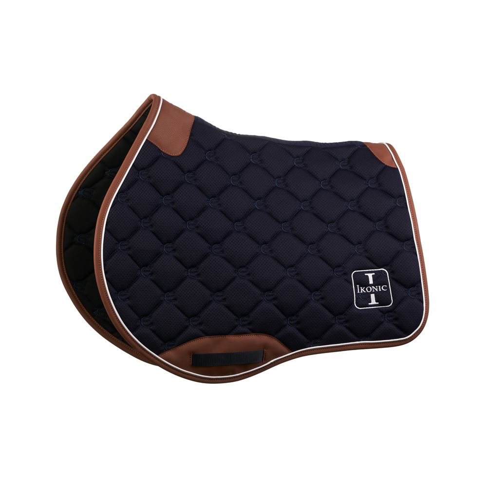 [SPD02] Ikonic mesh zadeldek met mesh voering (Zwart, Zwart)