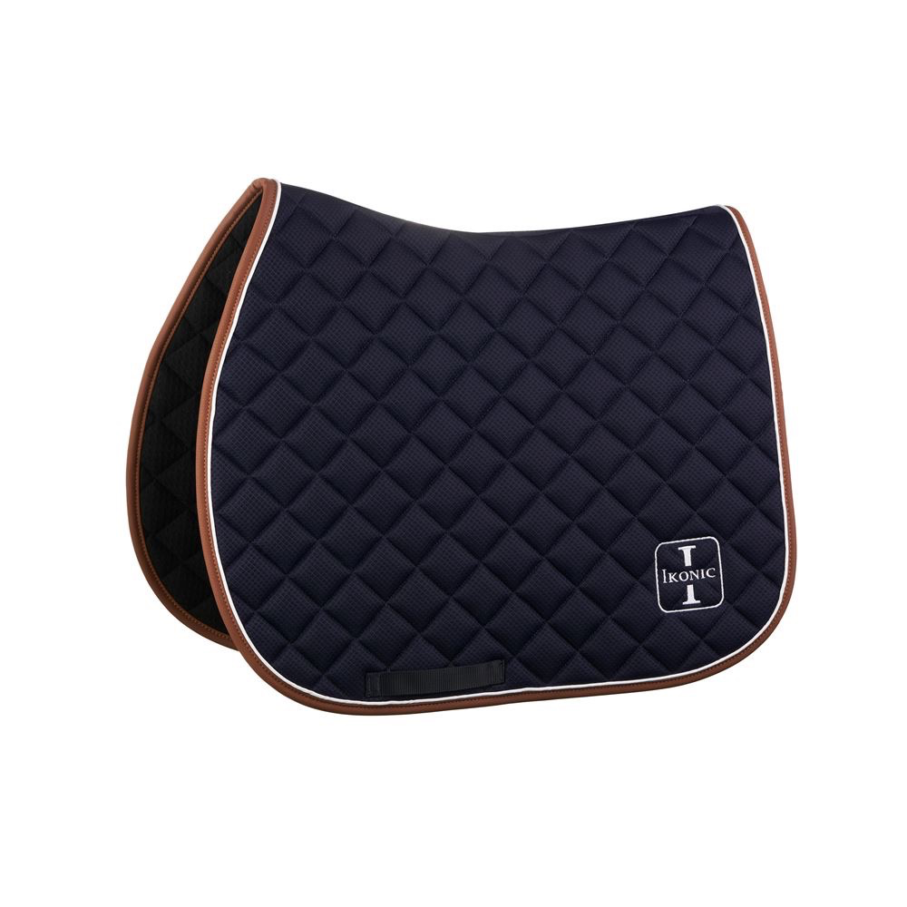 [SPD01] Sottosella Ikonic in mesh con fodera in cotone waffle (Nero, Nero)