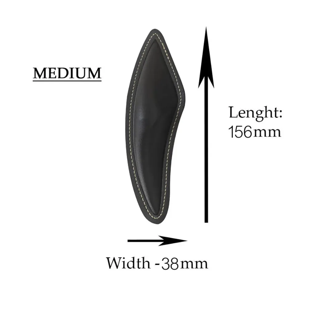 [BLO001] Taquets avant Velcro – selles de jumping et mixtes (Ikonic Light & Tekna) (Noir)