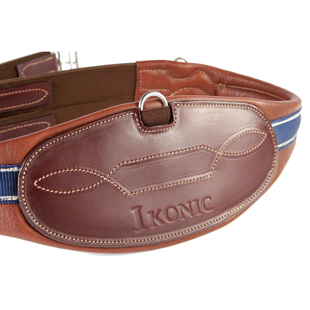 [5001] IKONIC Anatomische fijne hoeksingel (105 Cm, Zwart, Bijpassend (geen personalisatie))